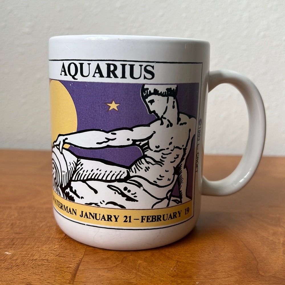 1993 WESTWOOD Aquarius Coffee Mug